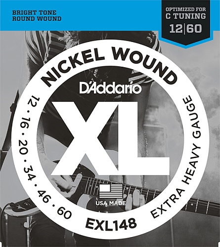 D'Addario EXL148 XL NICKEL WOUND   , 12-60